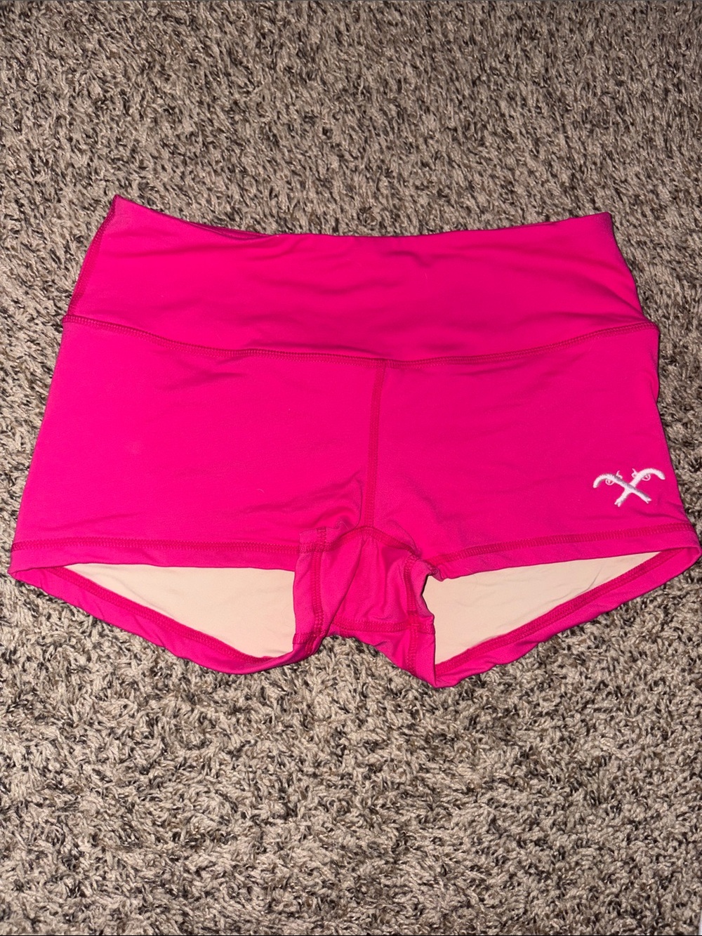 Hot Pink Women's Athletic Shorts (HVIII)